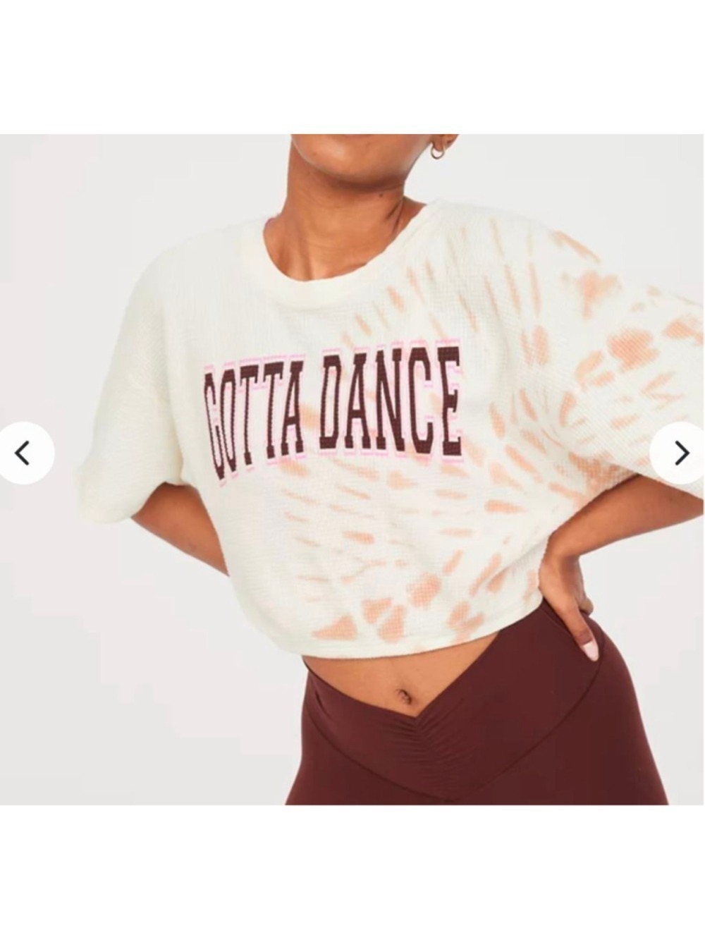 OFFLINE By Aerie Wow! Waffle Cinched T-Shirt Size S